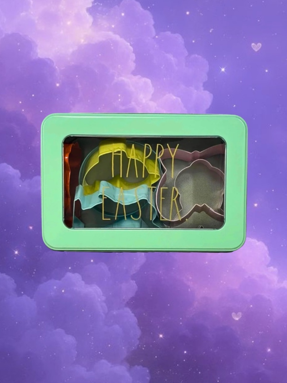 Rae Dunn easter cookie cutter set